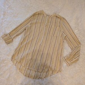 Lucky Brand Striped Women's Top Size Large
